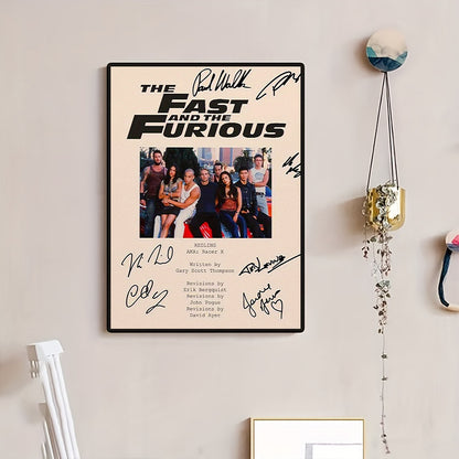 The Fast And The Furious Wall Poster