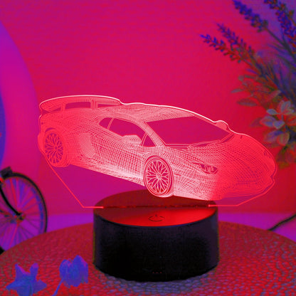 Lamborghini Huracan 3D Night Lamp