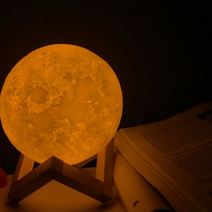 8cm Moon LED Lamp Bedroom Decor