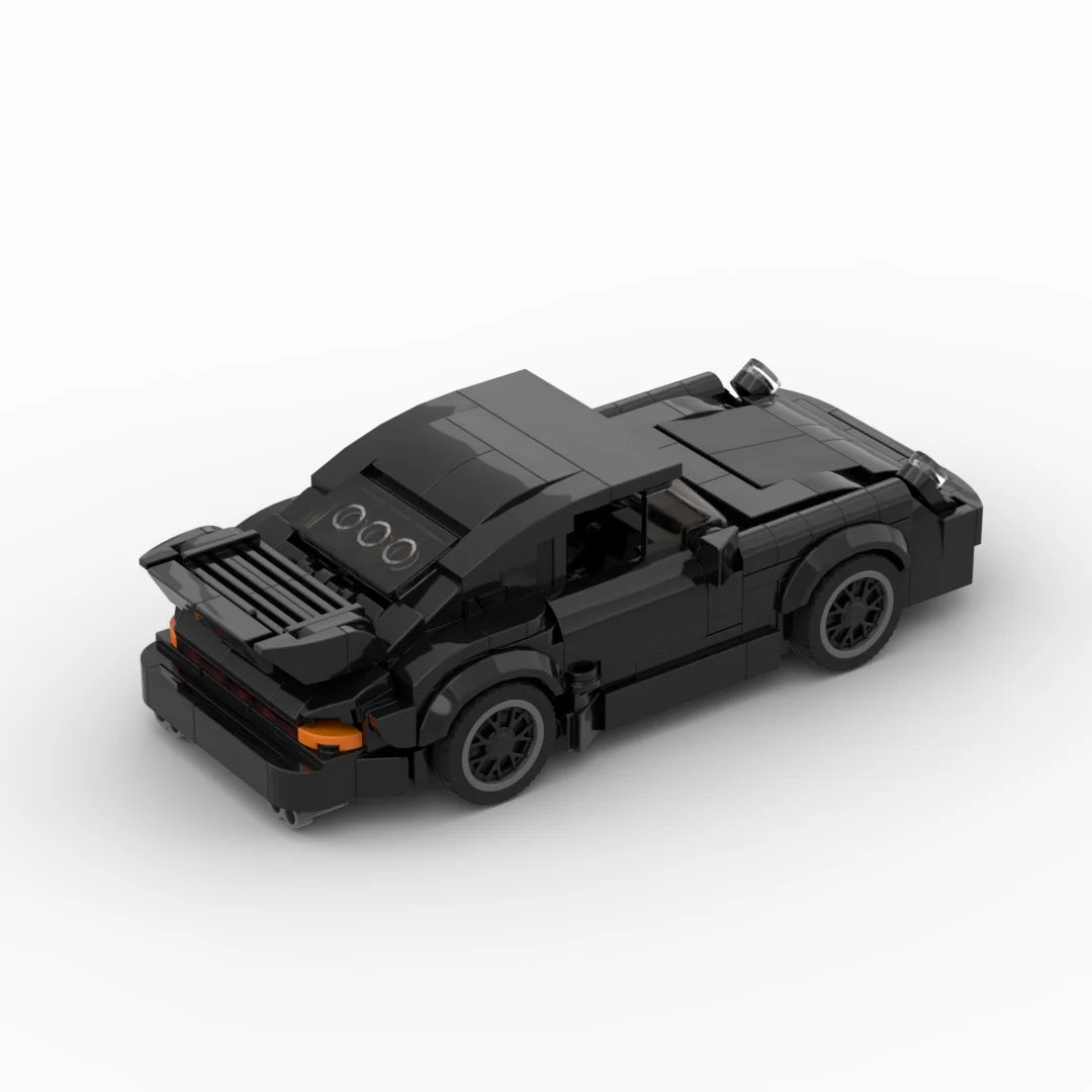 MOC Black Bird 930 Porsche Turbo – Racing Car Building Blocks Set