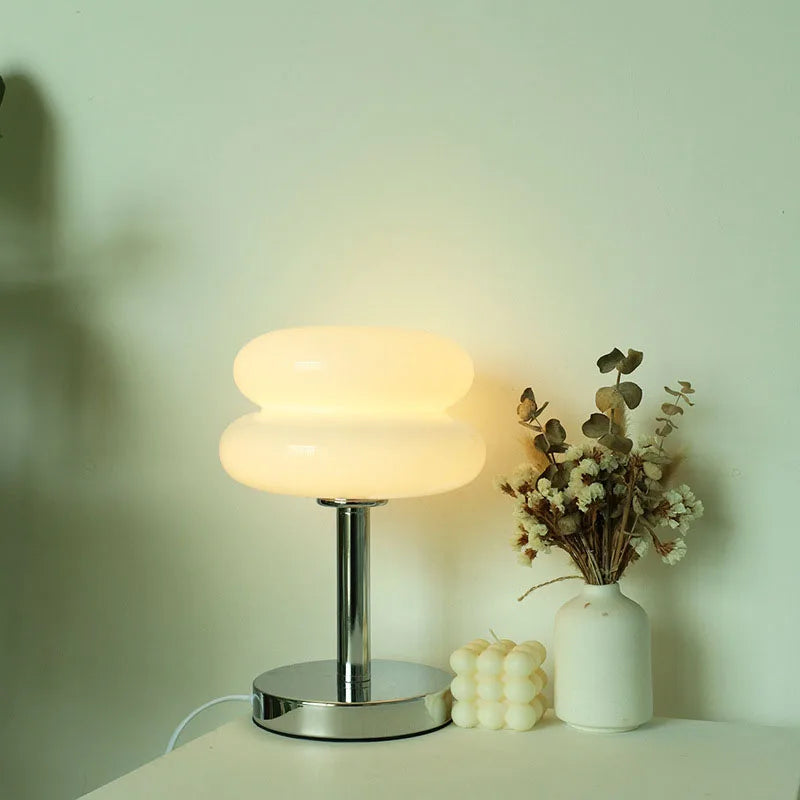 Trichromatic Macaron Glass Table Lamp