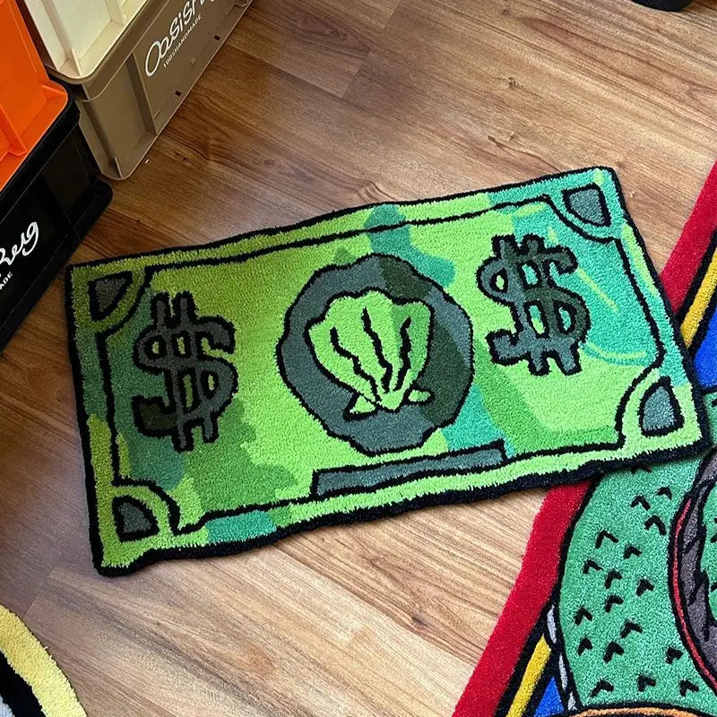 Money Inspired Door Mat – Step Into Wealth & Style