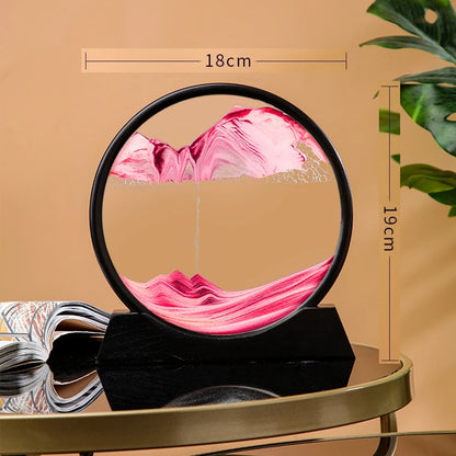 3D Hourglass Moving Sand Glass