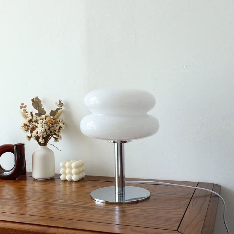 Trichromatic Macaron Glass Table Lamp