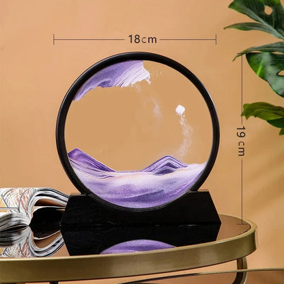 3D Hourglass Moving Sand Glass