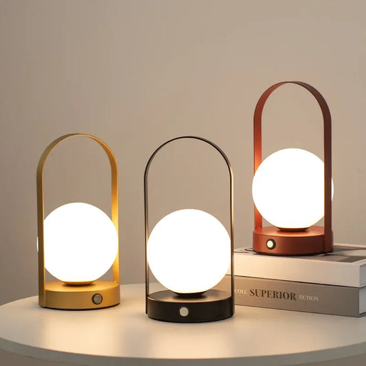 Modern Wireless Multi-Color Metal Lamp