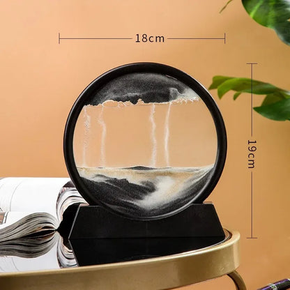 3D Hourglass Moving Sand Glass