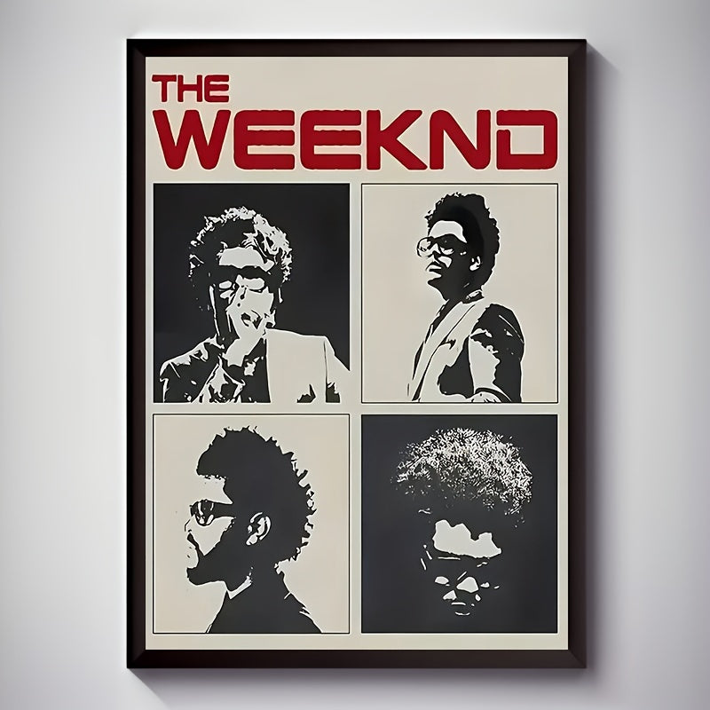 The Weeknd Vintage Hip-Hop Wall Poster