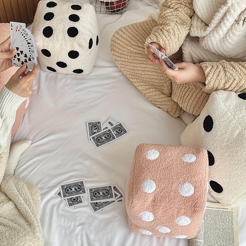 Embroidery Soft Dice Pillows