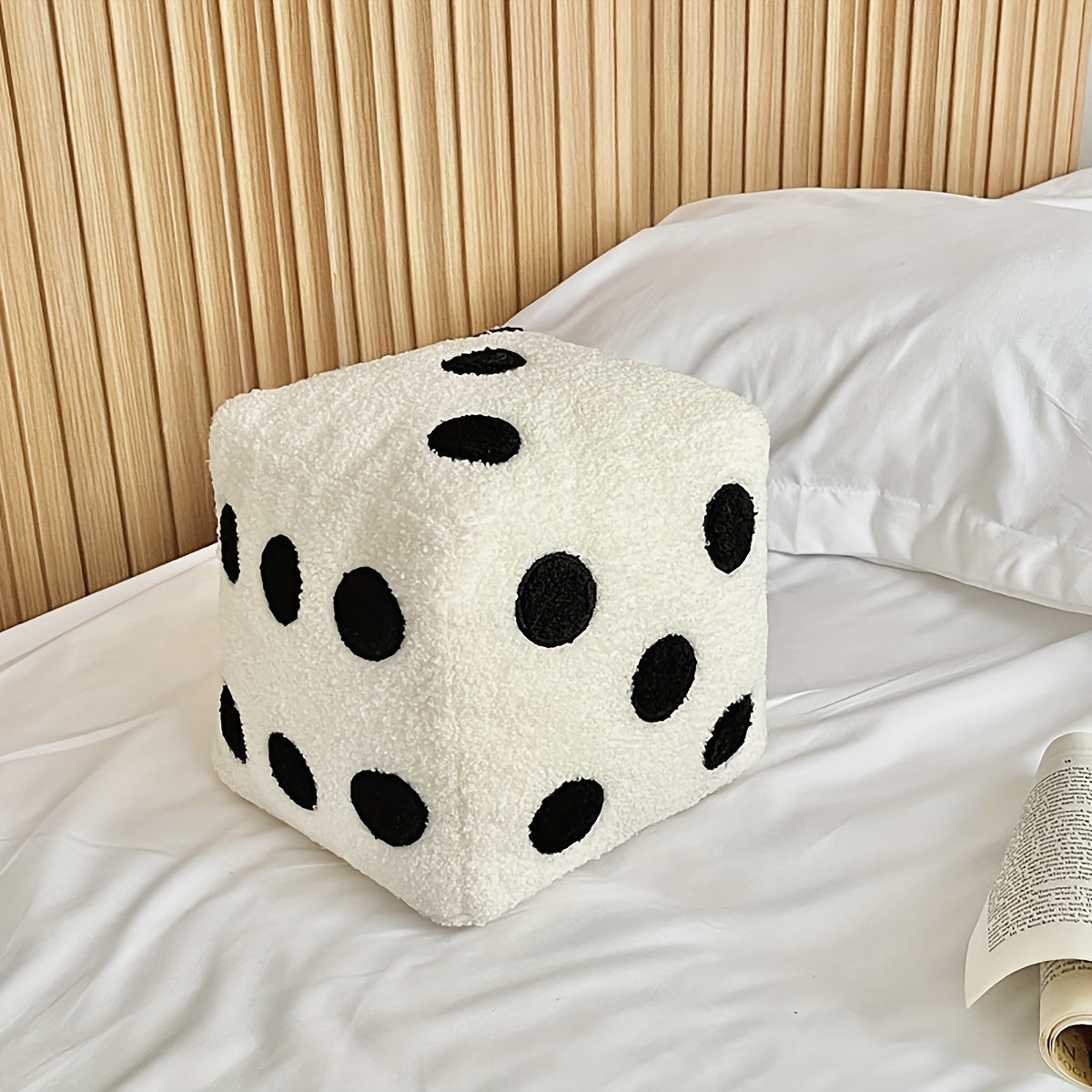 Embroidery Soft Dice Pillows