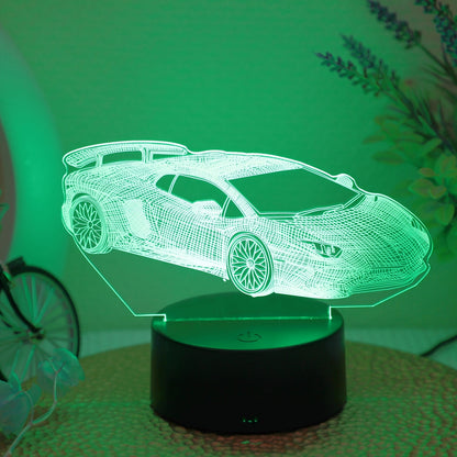 Lamborghini Huracan 3D Night Lamp